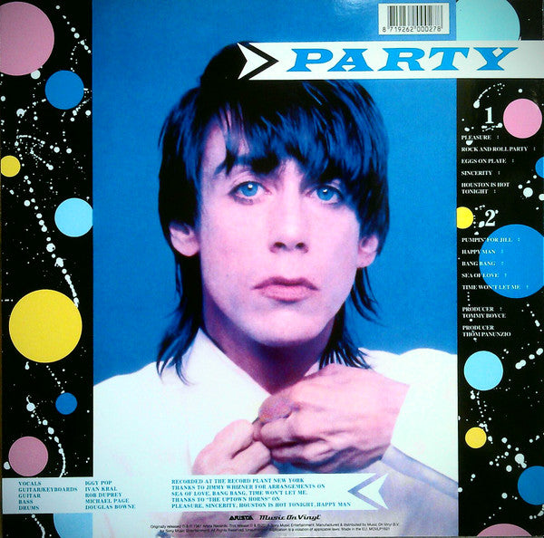 Iggy Pop : Party (LP, Album, RE, 180)