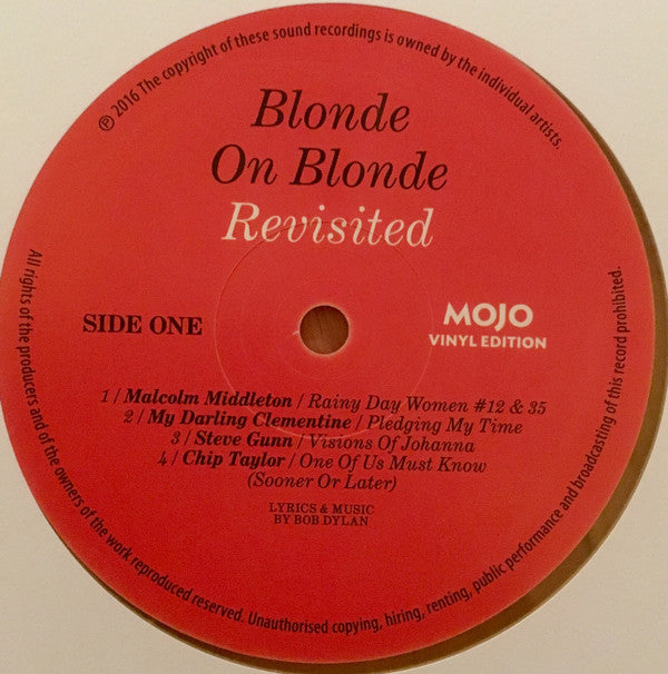 Various : Blonde On Blonde (Revisited) (2xLP, Album, Comp, Ltd, Yel)