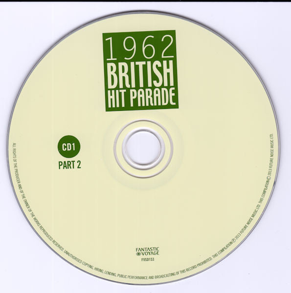 Various : 1962 British Hit Parade - Part 2 July-December (5xCD, Comp)