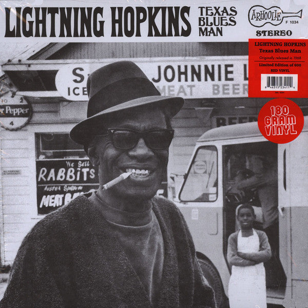 Lightnin' Hopkins : The Texas Bluesman (LP, Album, Ltd, RE, Red)