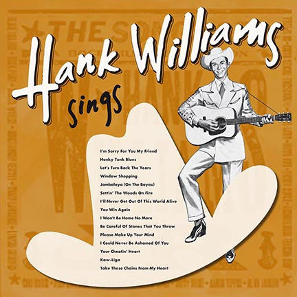 Hank Williams : Hank Williams Sings (LP, Album, RE, 180)
