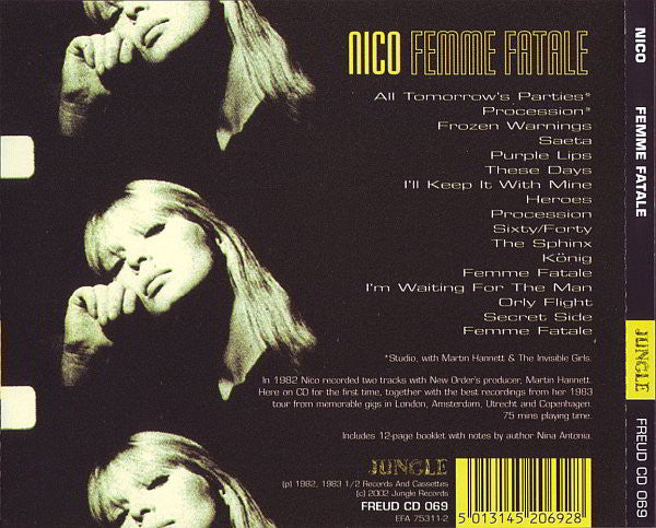 Nico (3) : Femme Fatale (CD, Comp)