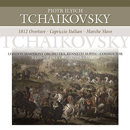 Pyotr Ilyich Tchaikovsky, Kenneth Alwyn, The London Symphony Orchestra, The Band Of The Grenadier Guards : 1812 Overture · Capriccio Italien · Marche Slave (LP)
