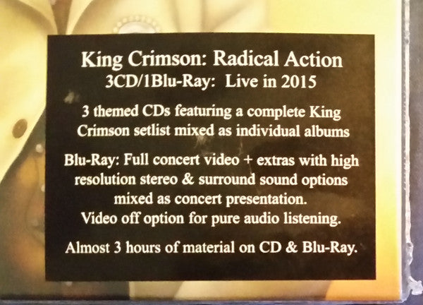 King Crimson : Radical Action (To Unseat The Hold Of Monkey Mind) (CD, Album + CD, Album + CD, Album + Blu-ray, Multi)