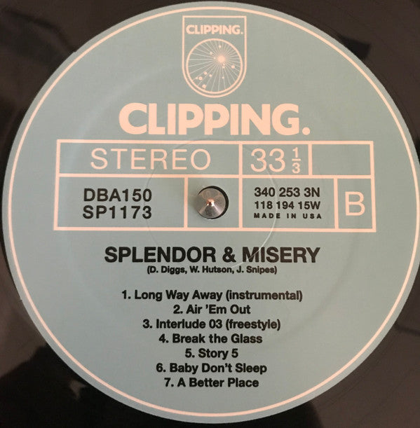 Clipping. : Splendor & Misery (LP, Album)