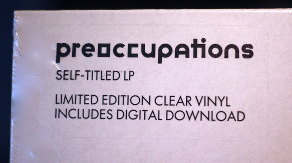 Preoccupations : Preoccupations (LP, Album, Ltd, Cle)