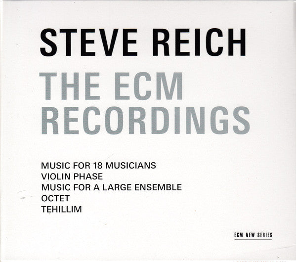 Steve Reich : The ECM Recordings (CD, Album, RE + CD, Album, RE + CD, Album, RE + Bo)
