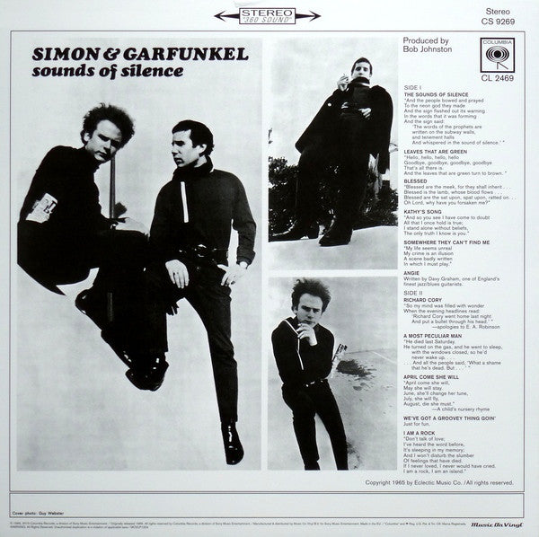 Simon & Garfunkel : Sounds Of Silence (LP, Album, RE, 180)