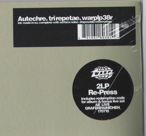 Autechre : Tri Repetae (2xLP, Album, RE, RP)