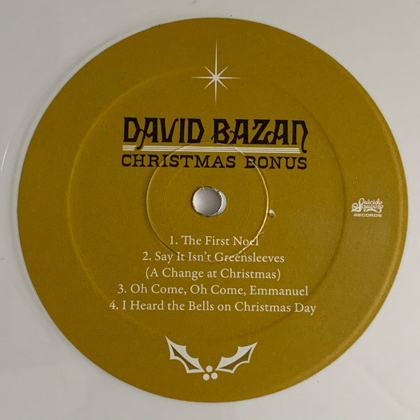 David Bazan : Christmas Bonus (12", S/Sided, Etch, Ltd, Whi)