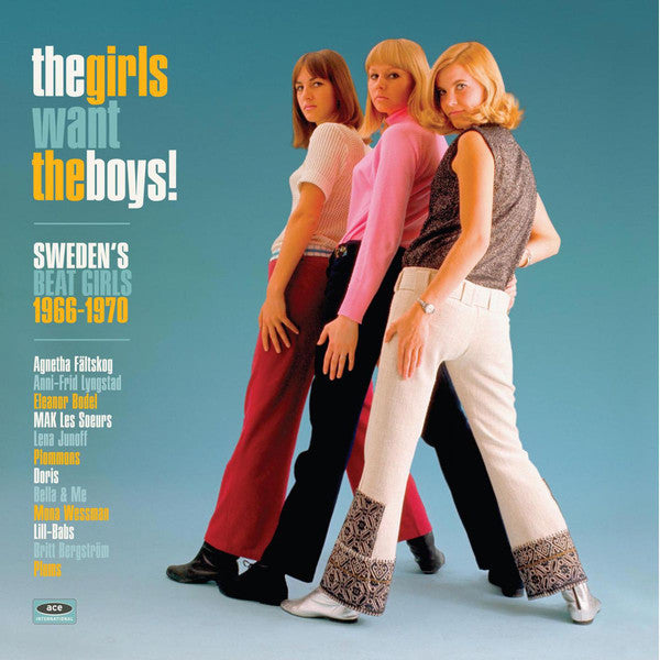 Various : The Girls Want The Boys! Sweden's Beat Girls 1966-1970 (LP, Comp, Whi)