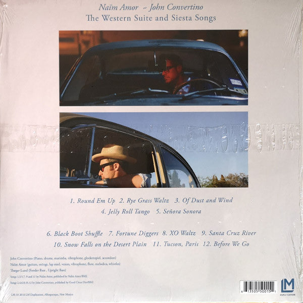 Naïm Amor - John Convertino : The Western Suite And Siesta Songs (LP, Album)