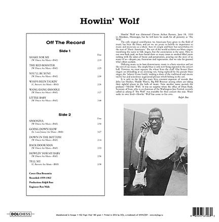 Howlin' Wolf : Howlin' Wolf (LP, Album, Pic, RE, 180)