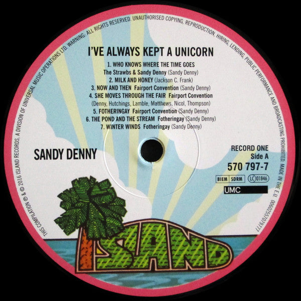 Sandy Denny : I've Always Kept A Unicorn - The Acoustic Sandy Denny (2xLP, Comp, 180)