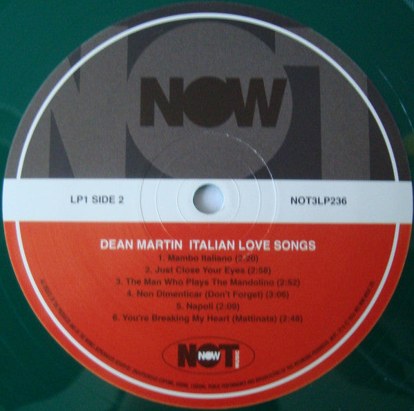 Dean Martin : Italian Love Songs (LP, Gre + LP, Whi + LP, Red + Comp)