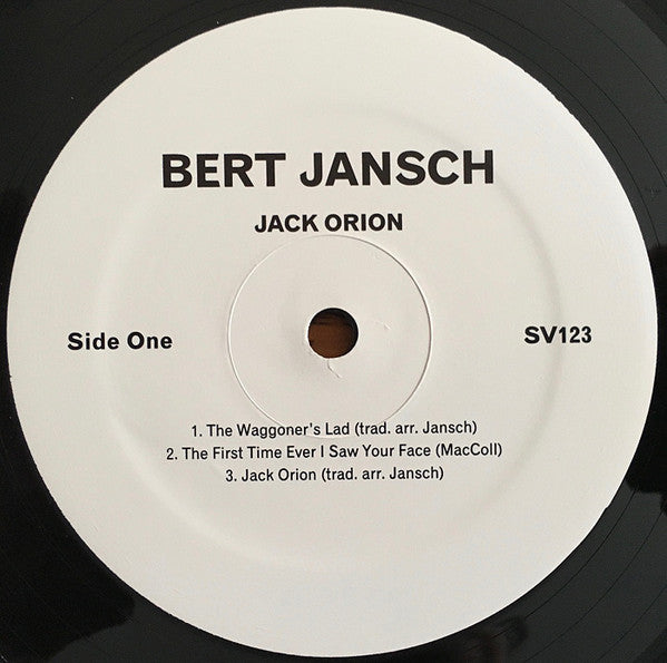 Bert Jansch : Jack Orion (LP, Album, RE, RM)