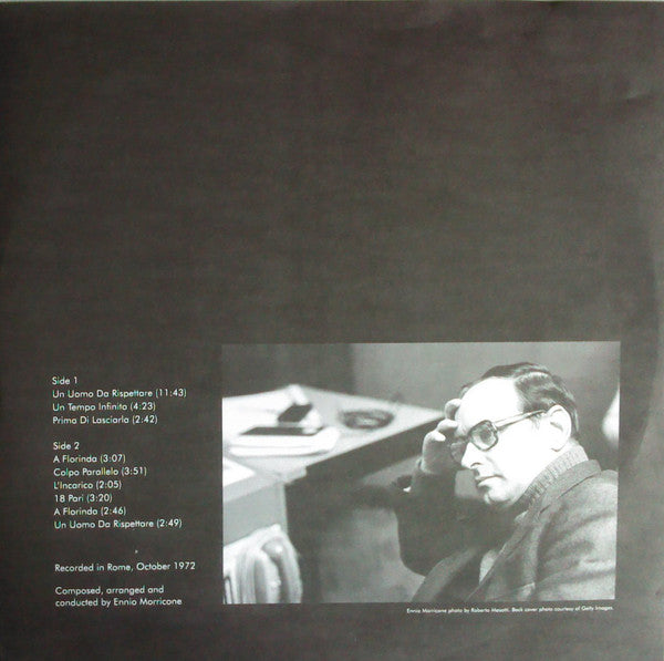 Ennio Morricone : Un Uomo Da Rispettare (LP, Album, RE)